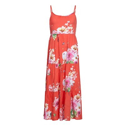 Yumi Girl Pink Floral Print Maxi Dress